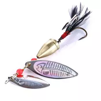 Спиннерная приманка, рыболовные приманки Pesca, 11 г, ложка для форели, хорошее качество, искусственная приманка для ложки, металлическая рыболовная приманка