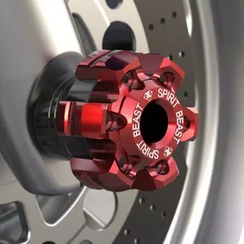 Spirit Beast 1 шт. Защита слайдера рамы колеса мотоцикла для Kawasaki Yamaha Suzuki Honda BMW Benelli Aprilia Ducati Triumph красный