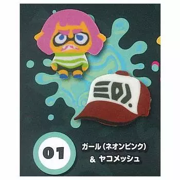 Splatoon2 Splatoon2 Octo Expansion Neri Memory Collection 2 Girl [1. (Neon Pink) & Yacomesh] (Single Item)