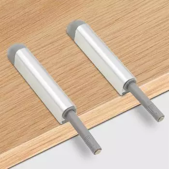 Сплав Push To Open Touch Release Catch Latch Hinge Cabinet Cabinet серебряный
