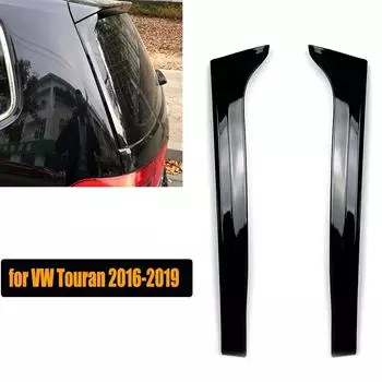Спойлер на заднее окно для Volkswagen VW Touran 2016-боковой сплиттер Canard, накладка на крыло, дефлектор, наклейка, автомобильные аксессуары