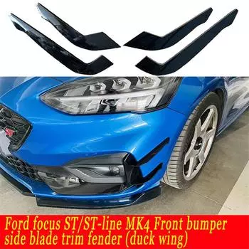 Спойлер-спойлер на бампер и плавник для Ford Focus 2019-21 ST Mk4 18-21 ST-Line Mk4