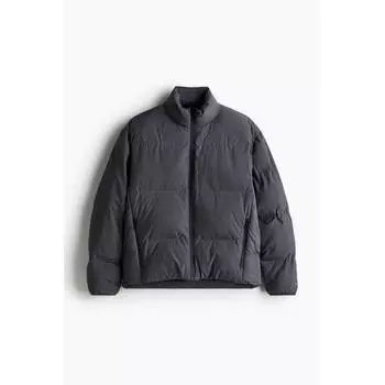 Спортивная куртка HM Regular Fit Padded In tHerMoMove темно-серого цвета XS