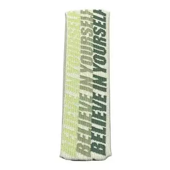 Спортивная повязка на голову Believe In Yourself Хлопковый эластичный тюрбан Головной убор Эластичная повседневная повязка для йоги для танцев Байкер серый