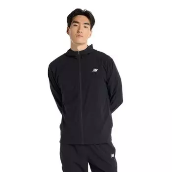 Спортивная тканая куртка BK [New Balance] Мужская (MJ51900) (черный)