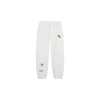 Спортивные джоггеры Li Ning Daily Prosperity Printed из флиса, унисекс, джоггеры Flower-Gray Tile-Gray AKLT231-3 XL