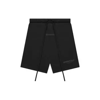 Спортивные шорты Fear of God Essentials FW21 с вышитым логотипом Брюки унисекс черные FOG-FW21-155 XXS