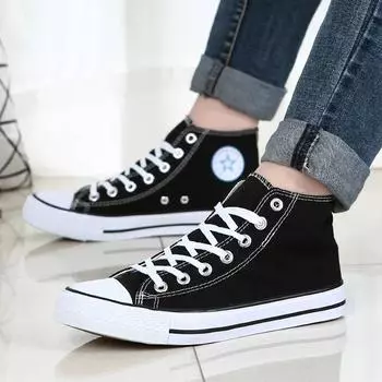 Спортивные высокие кроссовки из вулканизированной парусины на шнуровке Zapatos De Hombre Мужская обувь Летние кроссовки для отдыха Модные дышащие 35