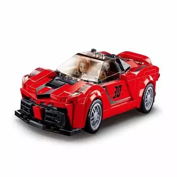 Спортивный автомобиль Rafah 262PCS Модель Кирпичи B0955 Строительные блоки Игрушки Конструкторы No Box
