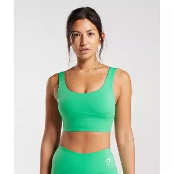 Спортивный бюстгальтер Gymshark Longline Tropic Green B4a9l Eb1g XS