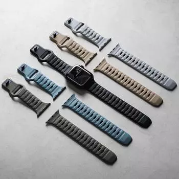 Спортивный ремешок для Apple Watch Ultra/Ultra 2 49 мм 9 8 7 45 мм для iWatch Series 6 5 4 SE 3 2 1 44 мм 42 мм, силиконовый мужской ремешок для часов, аксессуары для браслетов 42mm 44mm 45mm 49mm