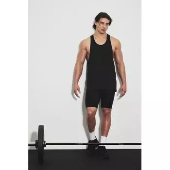 Спортивный топ без рукавов HM dryMove, черный XS