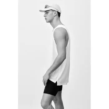 Спортивный топ без рукавов HM Regular Fit dryMove белый S