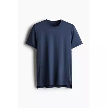 Спортивный топ HM Regular Fit dryMove темно-синий S