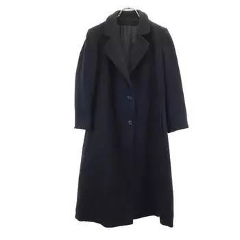 SPORTMAX Пальто Честерфилд черное Женское Б/У