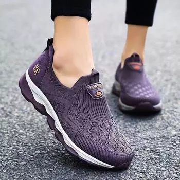 Sports Shoes 2024 Spring and Autumn All-match Sports Walking Shoes Soft Sole Comfortable Vulcanized Women s Shoes Sports 35 красный