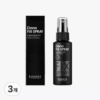 Спрей для волос Lowell Dono Fix, 3 упаковки, 60 мл