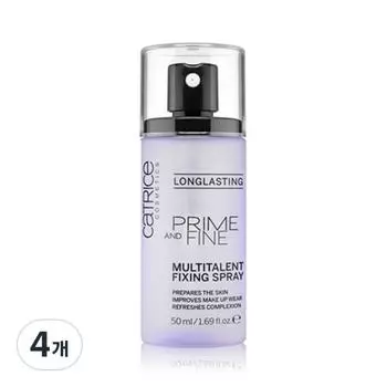 Спрей-фиксатор Catrice Prime & Fine Multitalent, 50 мл, 4 шт.
