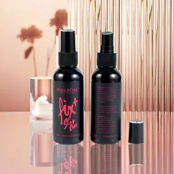 Спрей-фиксатор Miss Rose Of Makeup Setting, стойкий фиксатор жирности, 80 мл, увлажняющий фиксатор макияжа