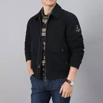 Spring and Autumn New Air Force Flight Jacket Men s Youth Large Size Loose Workwear Jacket Men s Flight Suit Men s M