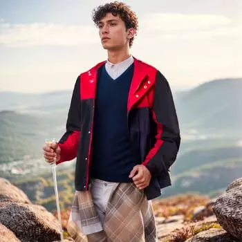 Spring and Autumn New Men s Jacket Casual Splicing Color Jacket Men s Zipper Cardigan Sports Jacket S