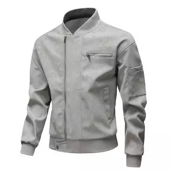 Spring and Autumn New PU Leather Men s Cycling Motorcycle Leather Jacket Men s American Street Retro Nostalgic Leather Korean Leisure M