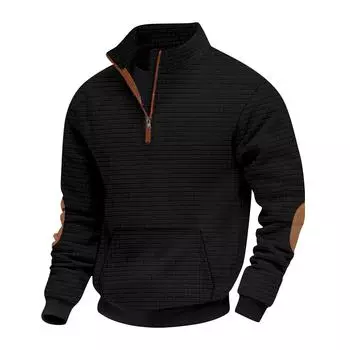 Spring And Men s Standing Collar Sweatshirt Is Outdoor Casual Sweaters Tops S