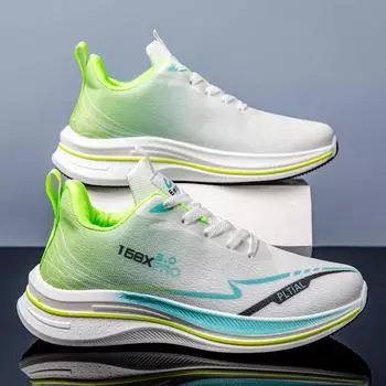 Spring and summer mesh sports casual shoes versatile Korean version low-top running youth sports shoes men s shoes 39 розовый