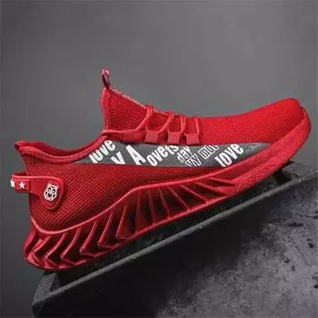 Spring-autumn Breathable Pink Man Sneakers Casual Luxury Brand Men s Bicolor Shoes Sport Top Grade New Fast Snearkers 6.5