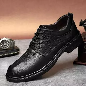 Spring Autumn Male Casual Genuine Leather Oxford Shoes British Style Business Stylish Men s Comfortable Office Adulto Shoes 36