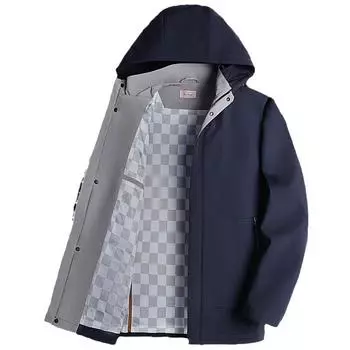 Spring New Basic Men s Casual Hooded Jacket Trendy Coat M