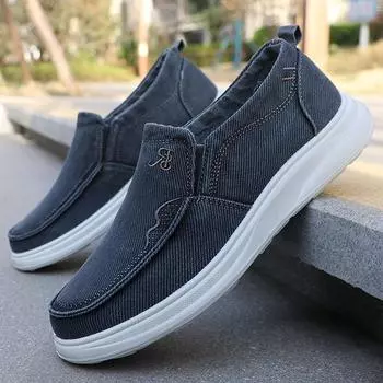 Spring New Canvas Shoes Men s Old Beijing Cloth Shoes Casual Sports Lightweight Single Anti slip Soft Sole Comfortable Shoes 39