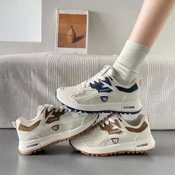 Spring New Student Ins Trendy Versatile Platform Sports Shoes Spring and Autumn Casual Shoes 35 синий