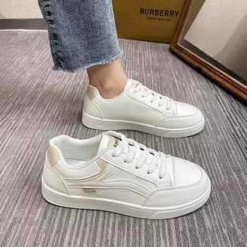 Spring Simple Women s Vulcanized Shoes Classic Solid Color Low Top Women s Shoes Outdoor Versatile Breathable Casual Shoes 36