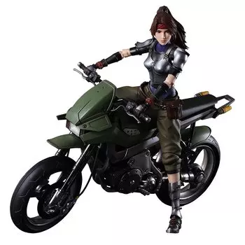 SQUARE ENIX Final Fantasy VII Remake PLAY ARTS Kai Jessie Bike SET ПВХ окрашенная подвижная фигурка и чёрный
