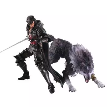 SQUARE ENIX Final Fantasy XVI Bring Arts Rosfield PVC painted movable figure Clive & Torgal
