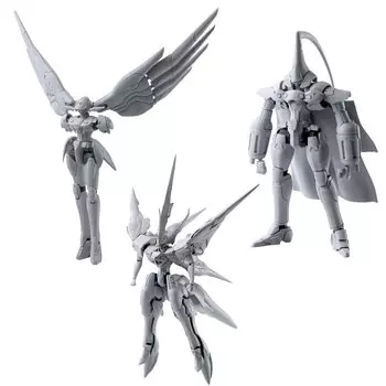 SQUARE ENIX Xenogears Structure Arts Scale Plastic Model Kit Series BOX Product 1BOX 3 pieces Total 3 types 1/144 Vol.2 = серый