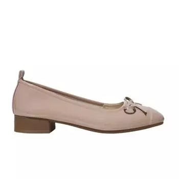 Square head bow thick heel Mary Jane single shoes autumn new one-pedal shallow mouth single shoes women s simple small leather shoes 35
