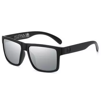 Square Men s Polarized Thermal Wave Sunglasses Outdoor Lifestyle Coating HW07 Sunglasses UV400 Glasses with Box
