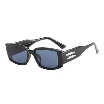Square Sunglasses Men S Trendy Personality Super Cool Anti-Ultraviolet Strong Light Hip-Hop Sunglasses