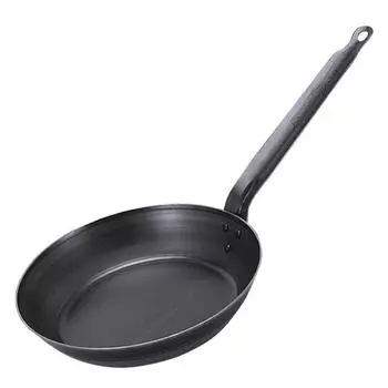 SS iron bottom thick frying pan 40cm