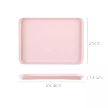 Stable Environmentally Dining Bar Heat-Resistant Trays Plate Dinner Plate small