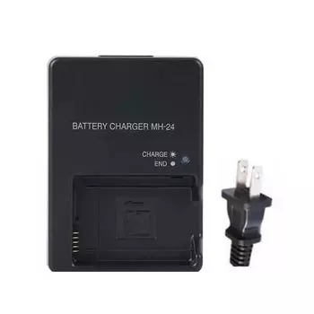 Stable Rechargeable LED Indicator Power Adapter Camera Battery Charger MH-24 Charging Dock US Plug