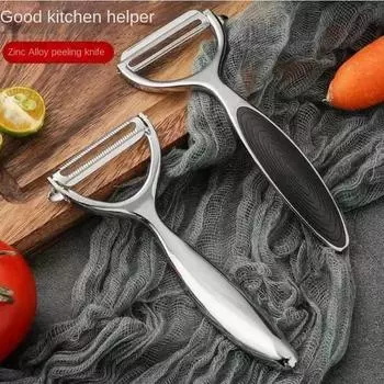 Stainless Kitchen Acceesories Steel Camping Peeler Useful Home Things Accessories Zinc Alloy Blade Gadget Potato Household Tools