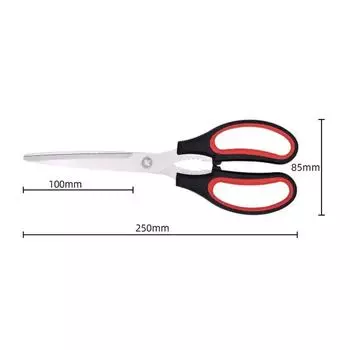 Stainless Steel Blade PP Handle Korean Barbecue Clips Household Multi Functional Kitchen Scissors with Beer Bottle Opener