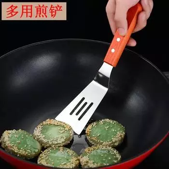 Stainless Steel Dish Frying Shovel Hand Grabbing Cake Tool Iron Plate Stir Fry Steak Scraping Shovel Kitchen Tools