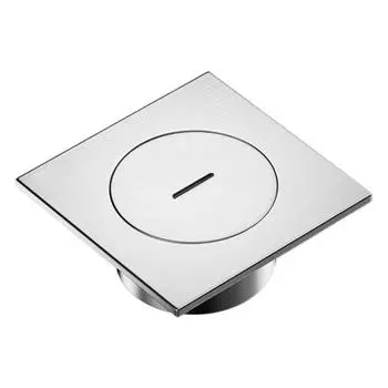 Stainless Steel Floor Drain High Flow Design Easy Installation Square Shower Drain Bathroom Kitchen Balcony Accessories