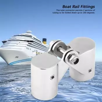 Stainless Steel Folding Swivel Joints For Marine Yachts Ship Rail Pipe Fittings 22-25mm Ship Pipe Joints Ship Rail Pipe Fittings