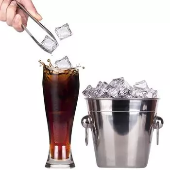 Stainless Steel Ice Tongs With Smooth Edge Cube Sugar Ice Tongs Tool Bread Food BBQ Clip Tea Party Coffee Bar Kitchen Ice Clip
