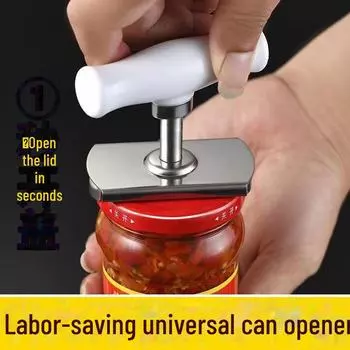 Stainless Steel Labor-Saving Can and Bottle Cap Opener